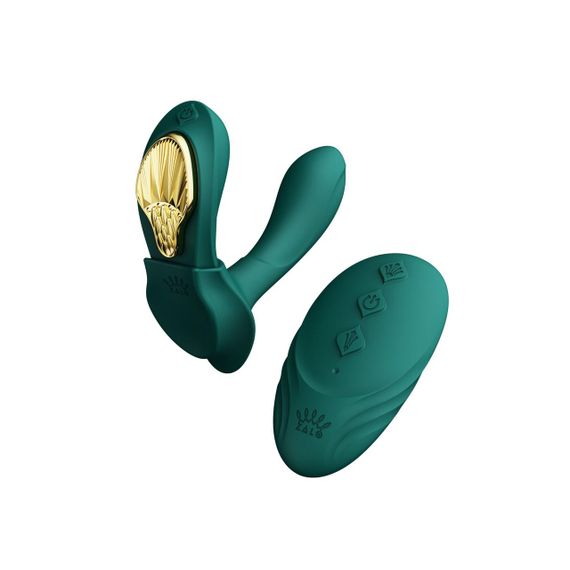 Смарт-вібратор у трусики Zalo - AYA Turquoise Green, насадка та пульт ДК Sex Aura | Зображення 3
