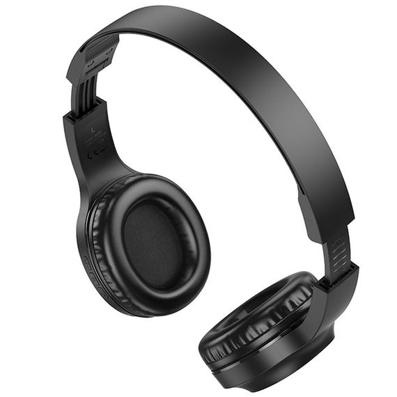 Накладні бездротові навушники Hoco W46 Charm Black | Зображення 1