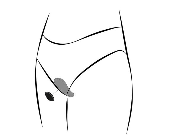 Магнітна кліпса для Moxie by We-Vibe Magnetic Clip Black Sex Aura | Зображення 3