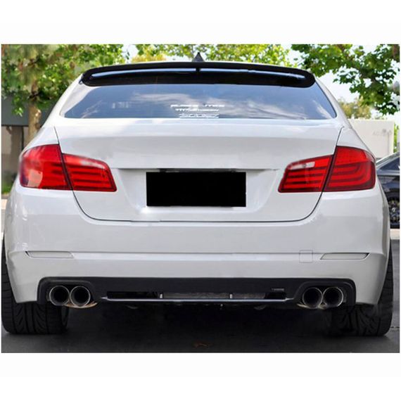 Дифузор заднього бампера V4 (для F10 M-Sport, Карбон) для BMW 5 серія F-10/11/07 2010-2016 рр | Зображення 1