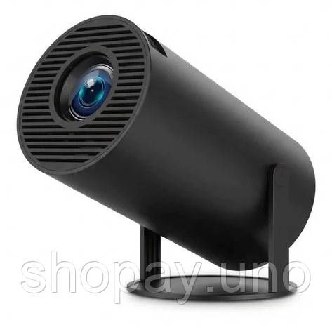 LED Проектор для дома портативный Смарт с WiFi Bluetooth Android 11 1280х720р Black JR-10 | Зображення 2