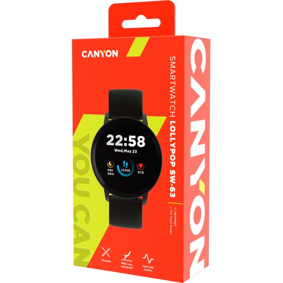 Смарт-годинник Canyon CNS-SW63BB Lollypop (CNS-SW63BB) | Зображення 6