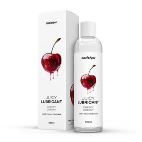 Лубрикант на водной основе Satisfyer Juicy Lubricant Cheeky Cherry water based 300 мл