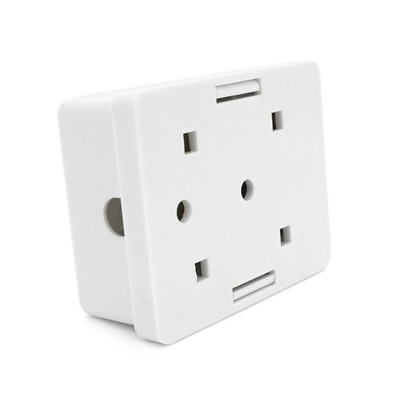 Розетка RITAR UTP 8P8C RJ45 1 порт Cat-6, накладна біла | Зображення 1