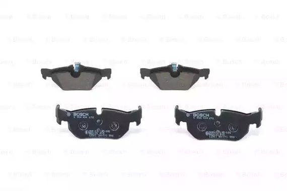Колодки гальмівні дискові BMW 1 (E81,87) 05-,3 (E90,91) 07-,X1 (E84) 09- задн.  BOSCH (0986494272) | Зображення 2