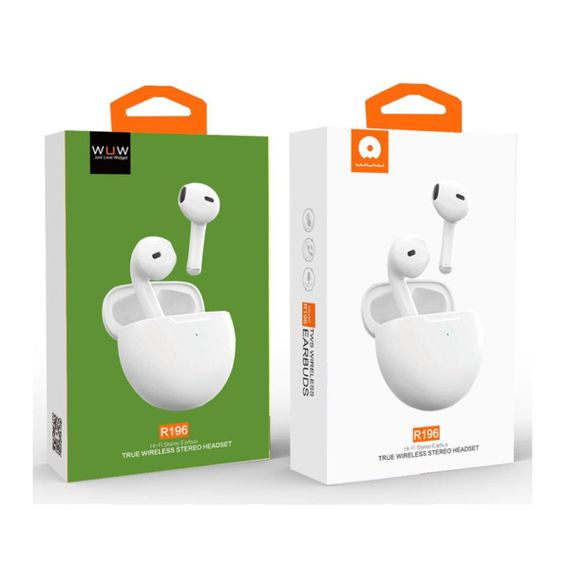 Беспроводные наушники WUW-R196 white | Зображення 1