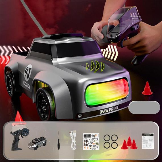 Дріфт-машина на радіокеруванні SHT K10 (1:64) Pickup 2.4G Grey | Зображення 1