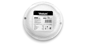Світлодіодний світильник ЖКГ Vestum LED S 8W коло 6500K 220V 1-VS-7109