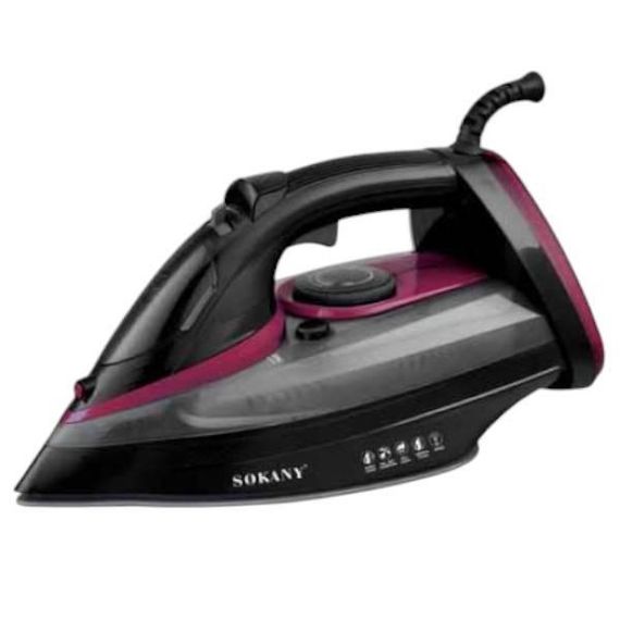 Праска провідна з керамічним покриттям 2400Вт SOKANY SK-11012 Чорний