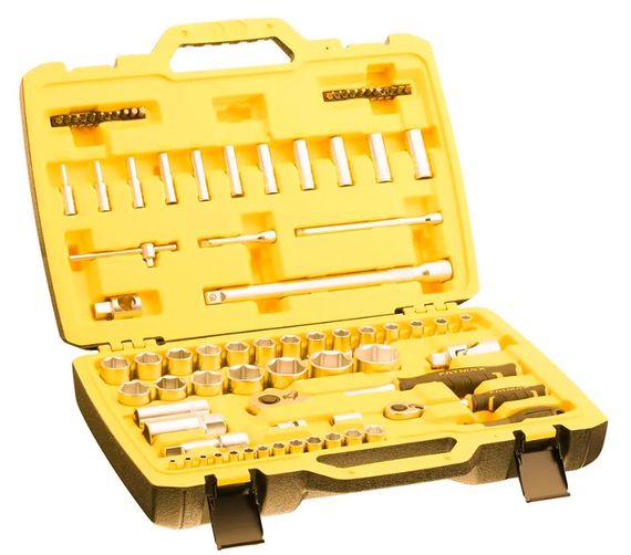Набір торцевих головок Stanley 1/4 та 1/2 FATMAX MaxiDrive шестигранний 81 предмет (FMMT82826-1)