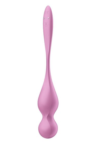 Смарт-кульки Кегеля Satisfyer Love Birds 1 з вібрацією, рожеві Sex Aura | Зображення 2