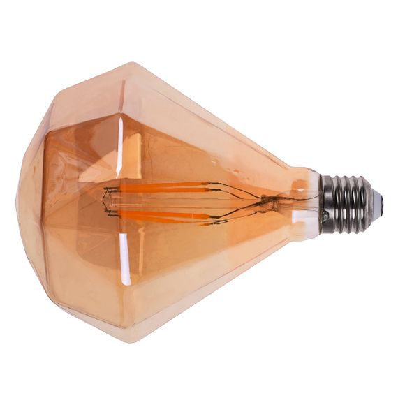 Лампа светодиодная LED 8W E27 COG WW PZ125 Amber 220V
