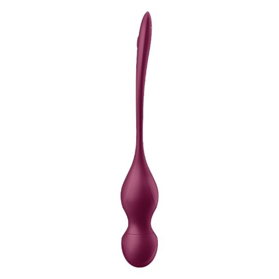 Вагинальные шарики с вибрацией Satisfyer Love Birds Vary, бордовые Sex Aura | Зображення 4