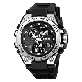 Спортивний чоловічий годинник Skmei 2360BKSI Black-Silver