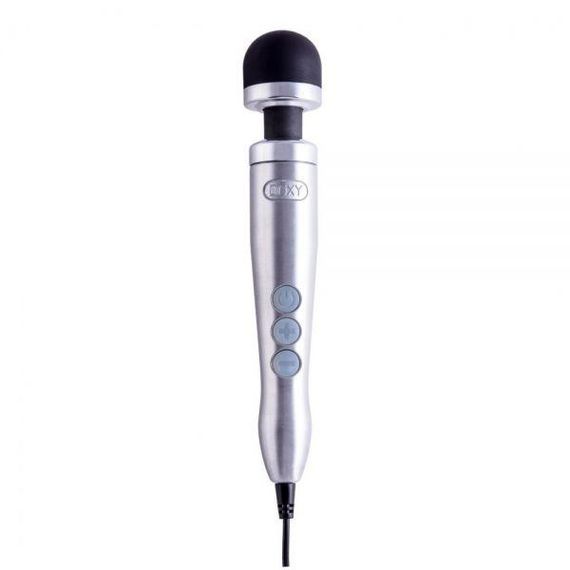 Вібромасажер-мікрофон DOXY Number 3 Satin Finish, Silver Sex Aura