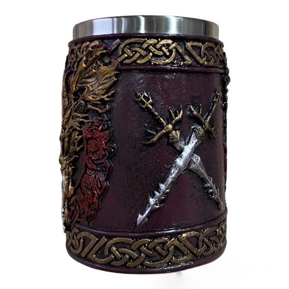Кружка Чашка 3D Феникс Красный 550ml | Зображення 1