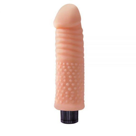 Вибромассажер 7.5" Vibrating Cock No.05 Sex Aura | Зображення 1