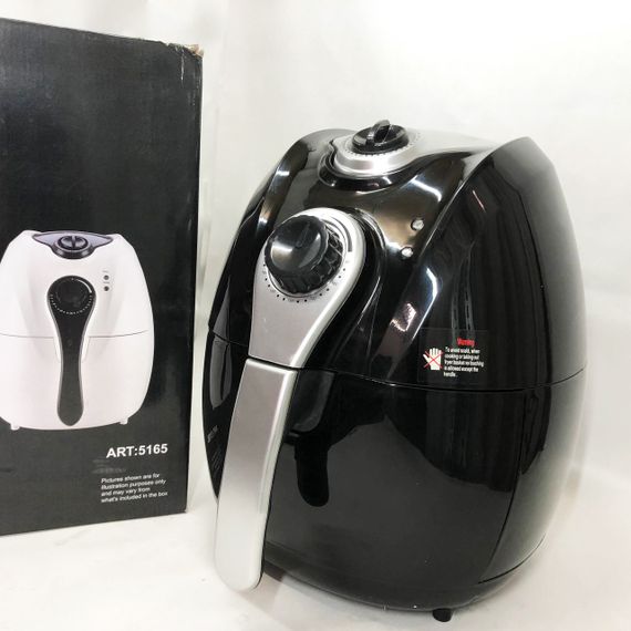 Аерофритниця Мультипіч Аерогриль Domotec MS-3220 1300 Вт 4,5 л Безмасляна з Таймером. Колір: чорний | Зображення 5