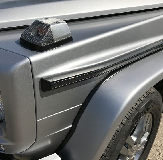 Карбонові молдинги (вставки) для Mercedes G сlass W463 1990-2018рр | Зображення 1