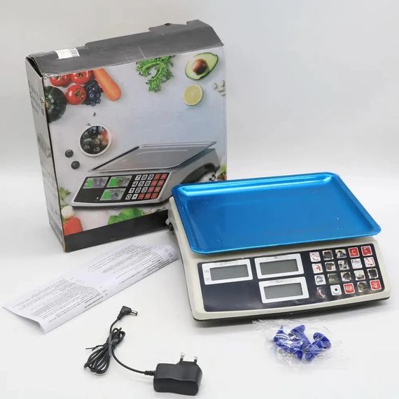 Торгові ваги 40 кг з акумулятором XPRO AT-702 (234572693_705) | Зображення 8
