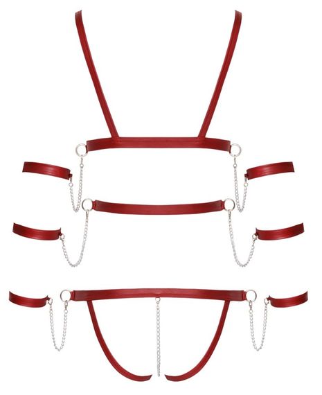 Боди Orion Bad Kitty Strap Body 2480514 Красное XL | Зображення 3