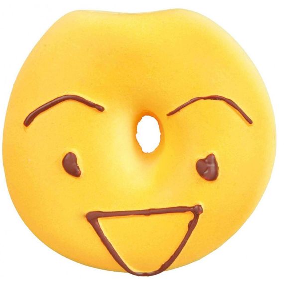 Іграшка Trixie для собак Пончик-смайлик з пискавкою латекс 6 см | Зображення 2