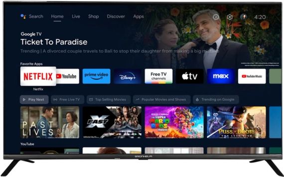 Телевізор GRUNHELM 43FI500-GA11V (43", T2, SMART TV) | Зображення 1