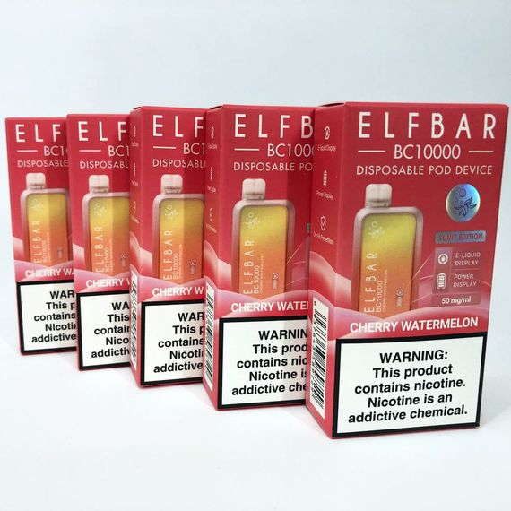 Elf Bar BC10000 смак Вишня Кавун (Cherry Watermelon) (ws25661-4) | Зображення 1