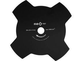 Нож 4-резцовый к бензокосе 250 мм крепежный 25,4 мм FLO-79567