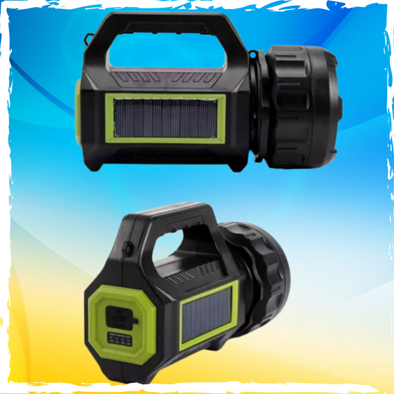 Ліхтар переносний LED-лампа з функцією PowerBank. Павербанк, з сонячних батарей. Ліхтарик | Зображення 2