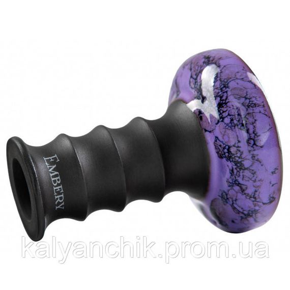 Чаша для кальяна Embery JS-Funnel Bowl glased 23 purple-black | Зображення 1
