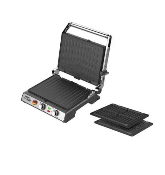 Контактный Гриль-вафельница 2в1 Zepline ZP-809 3500W | Зображення 2
