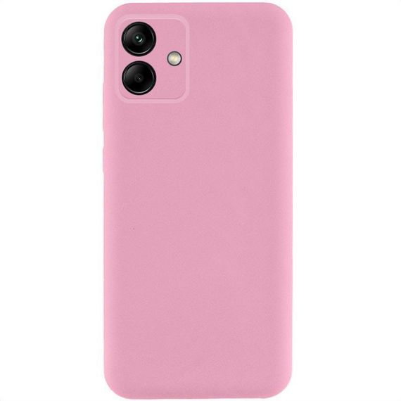 Чехол TPU GETMAN Liquid Silk Full Camera для Samsung Galaxy A06 Розовый / Pink