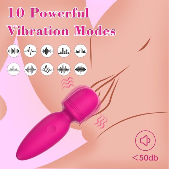 Міні-вібратор мікрофон Every Night Toys Amy рожевий, 10 режимів вібрації Sex Aura | Зображення 6