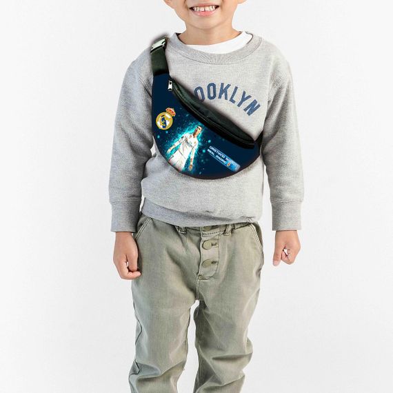 Набір дитячий Футбол Кріштіану Роналду рюкзак 36х27см сумка-бананка, кружка з принтом для хлопчика (01612) | Зображення 2