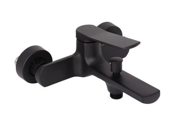 Змішувач для ванни Qtap Slavonice QTSLA259BLM45918 Black Matt