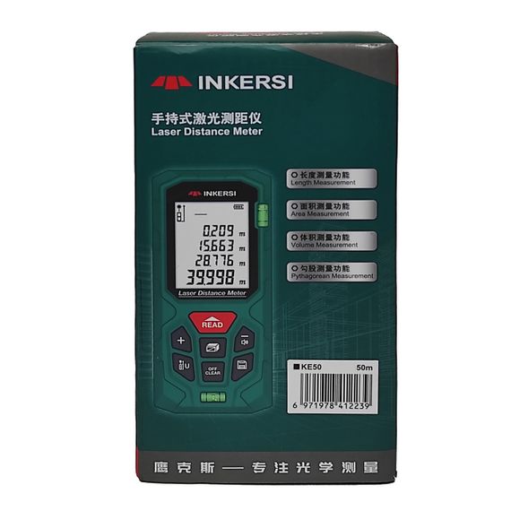 Лазерний далекомір рулетка Inkersi KE50 50 Метрів (2538737985) | Зображення 6