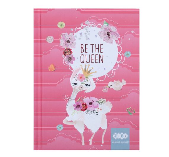Блокнот BE THE QUEEN, А-6, 64 листи, клітка, кораловий ZB.12713-27 Zibi (4823078970336)