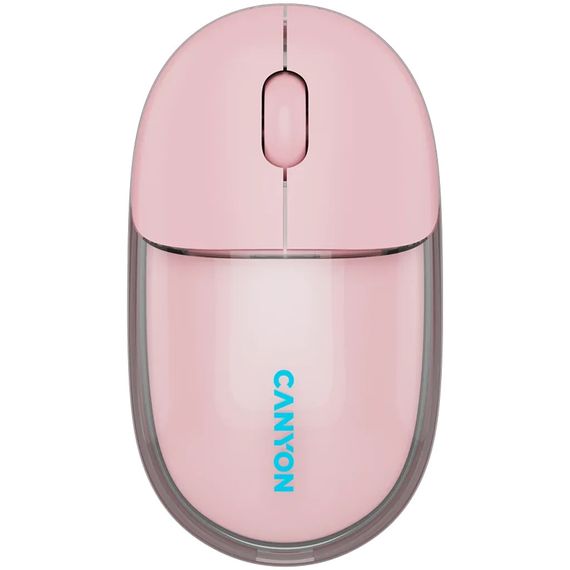 Мышь компьютерная безпроводная Canyon OnClick 24 Pink CNS-CMSW24P розовая