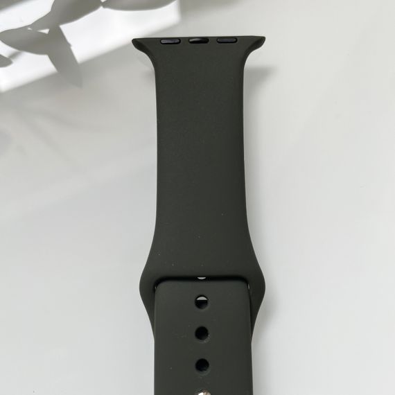 Силіконовий ремінець для розумного годинника Smart Watch 42/44 (Хакі)
