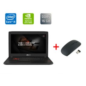 Игровой ноутбук Asus GL502VML / 15.6" (1920x1080) IPS / Intel Core i5-6300HQ (4 ядра по 2.3 - 3.2 GHz) / 16 GB DDR4 / 256 GB SSD + 1000 GB HDD / nVidia GeForce GTX 1060, 3 GB GDDR5, 192-bit / WebCam / Windows 10 б/у + Подарок Беспроводная мышь / USB