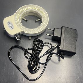 LED-144W-ZK Біле регульоване кільцеве підсвічування з 144 світлодіодів для стереомікроскопів