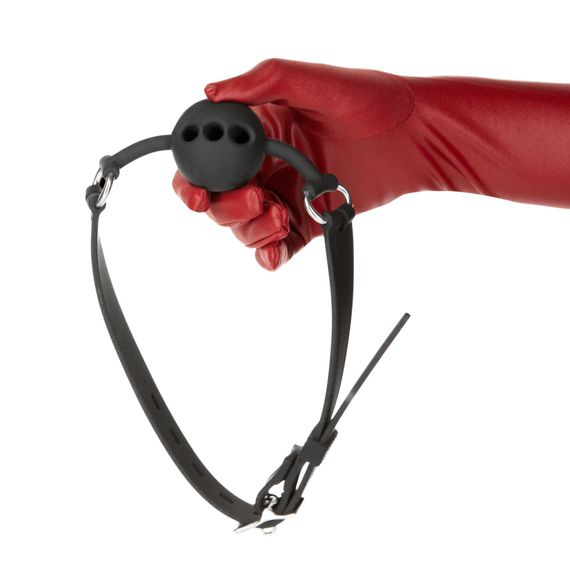 Кляп Punishment Silicone Ball Gag Чорний One Size | Зображення 4