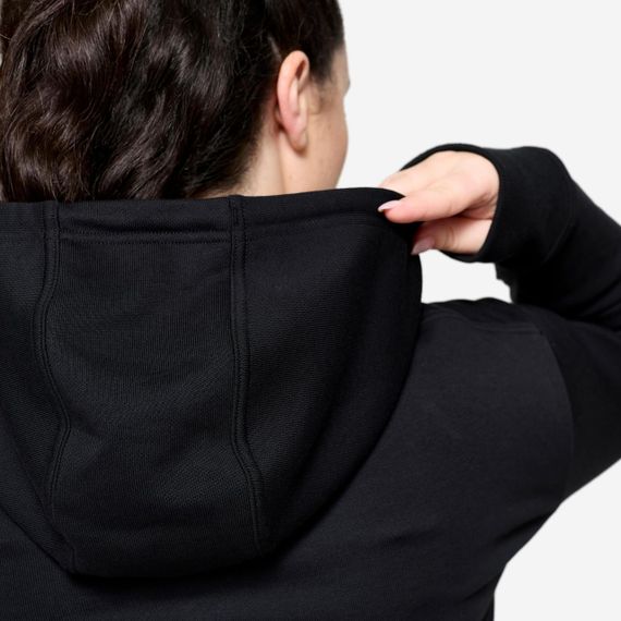 Худі жіноче для фітнесу чорне - 2XL | Зображення 1