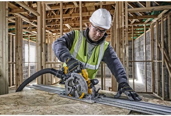 Пила дисковая аккумуляторная бесщёточная 184-16мм DeWALT DCS572NT | Зображення 8