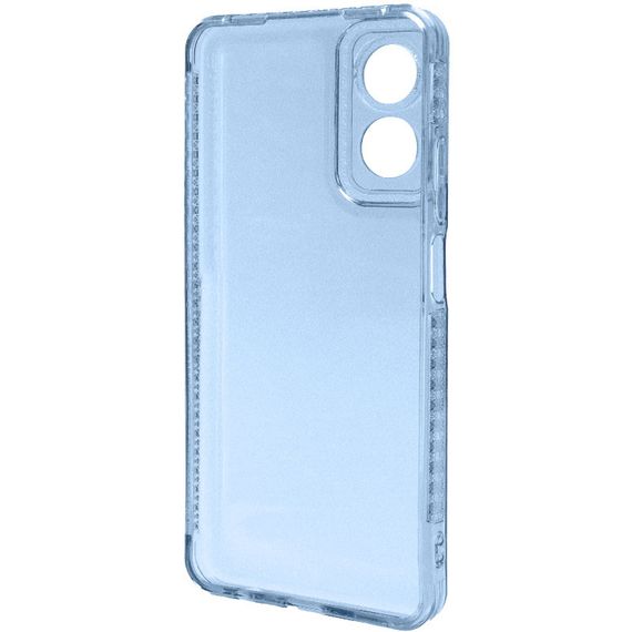 Чохол TPU Starfall Clear для Oppo A17 Блакитний | Зображення 2