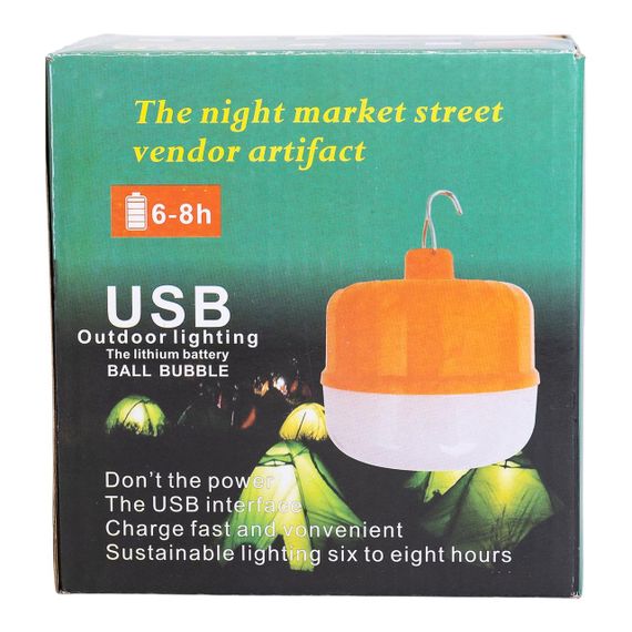 Ліхтар кемпінговий акумуляторний підвісний USB 11×14 см туристичний підвісний ліхтар HP-DT-2 | Зображення 5