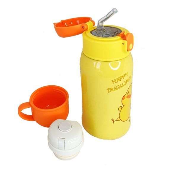 Термос-поильник с силиконовой трубочкой Цыпленок MGZ-0315(Chicken) 560 мл | Зображення 3