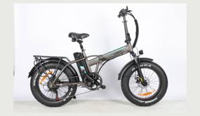 Електровелосипед Mega 1000 750W 48V/13Ah | Складаний електрофетбайк 20", швидкість 45 км/год, Shimano 7 speed, дискові гальма