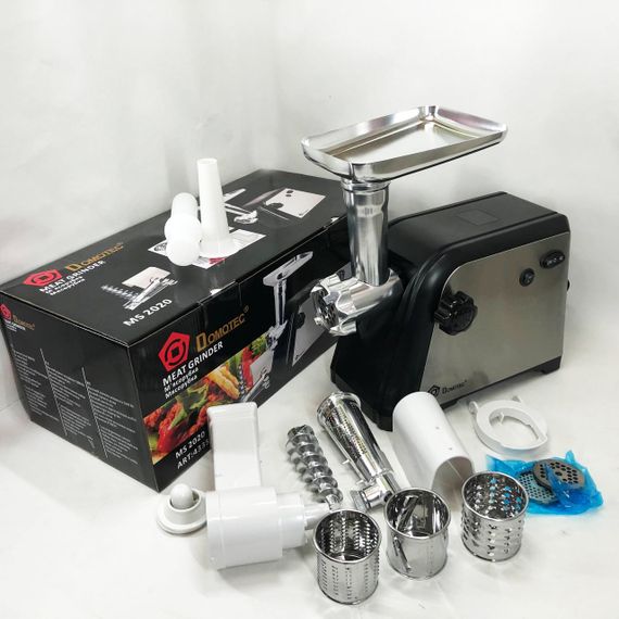 Електром'ясорубка з реверсом і насадкою для ковбаси, Топ м'ясорубок, М'ясорубка з теркою для дерунів TZ-85 | Зображення 1